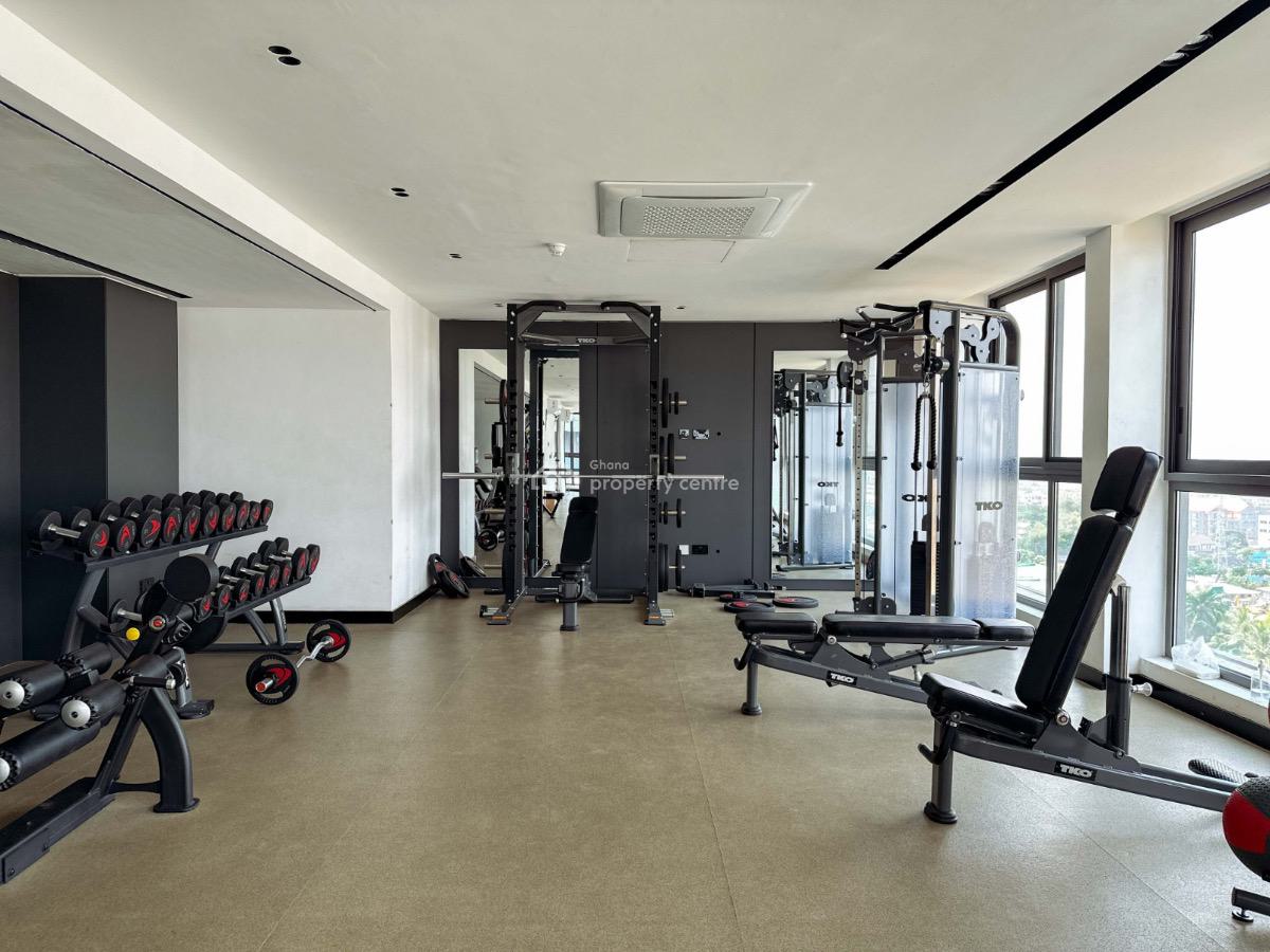 One Bedroom Apartment with Swimming Pool and Gym, Roman Ridge, Accra, Mini Flat for Sale