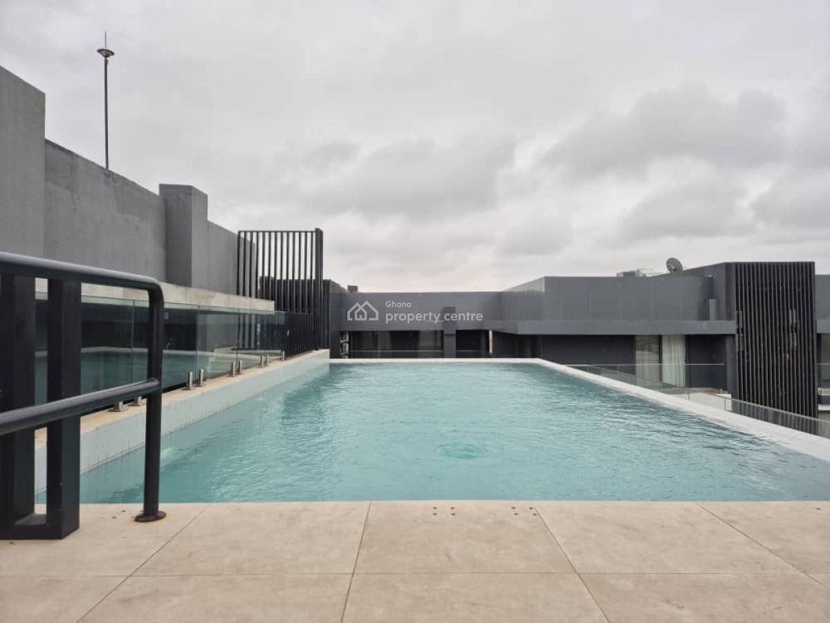 1 Bedroom Apartment with Private Study, Swimming Pool and Gym, Roman Ridge, Accra, Mini Flat for Sale