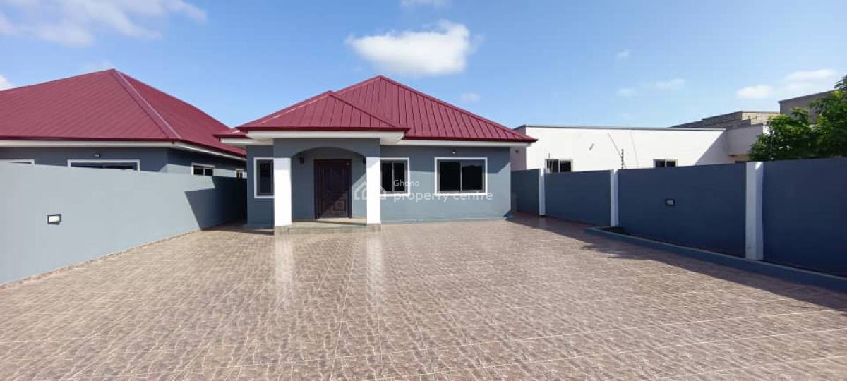 Titled and New 3 Master Bedroom House, Adenta Municipal, Accra, Detached Bungalow for Sale