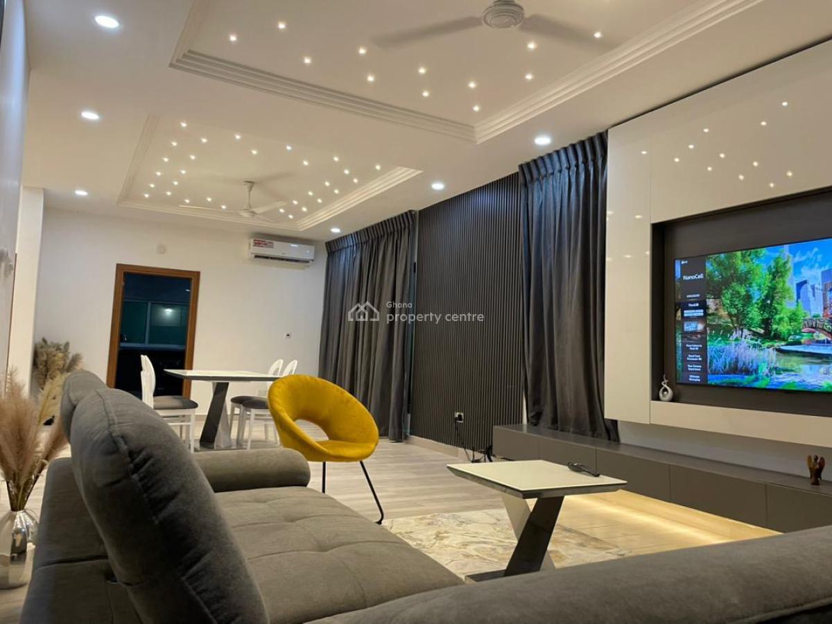 Fully Serviced 3 Bedroom Duplex in a Gated Community, East Airport, Airport Residential Area, Accra, Detached Duplex for Rent