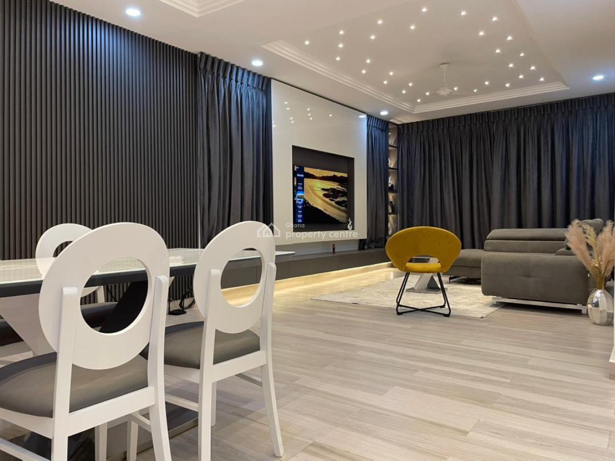 Fully Serviced 3 Bedroom Duplex in a Gated Community, East Airport, Airport Residential Area, Accra, Detached Duplex for Rent