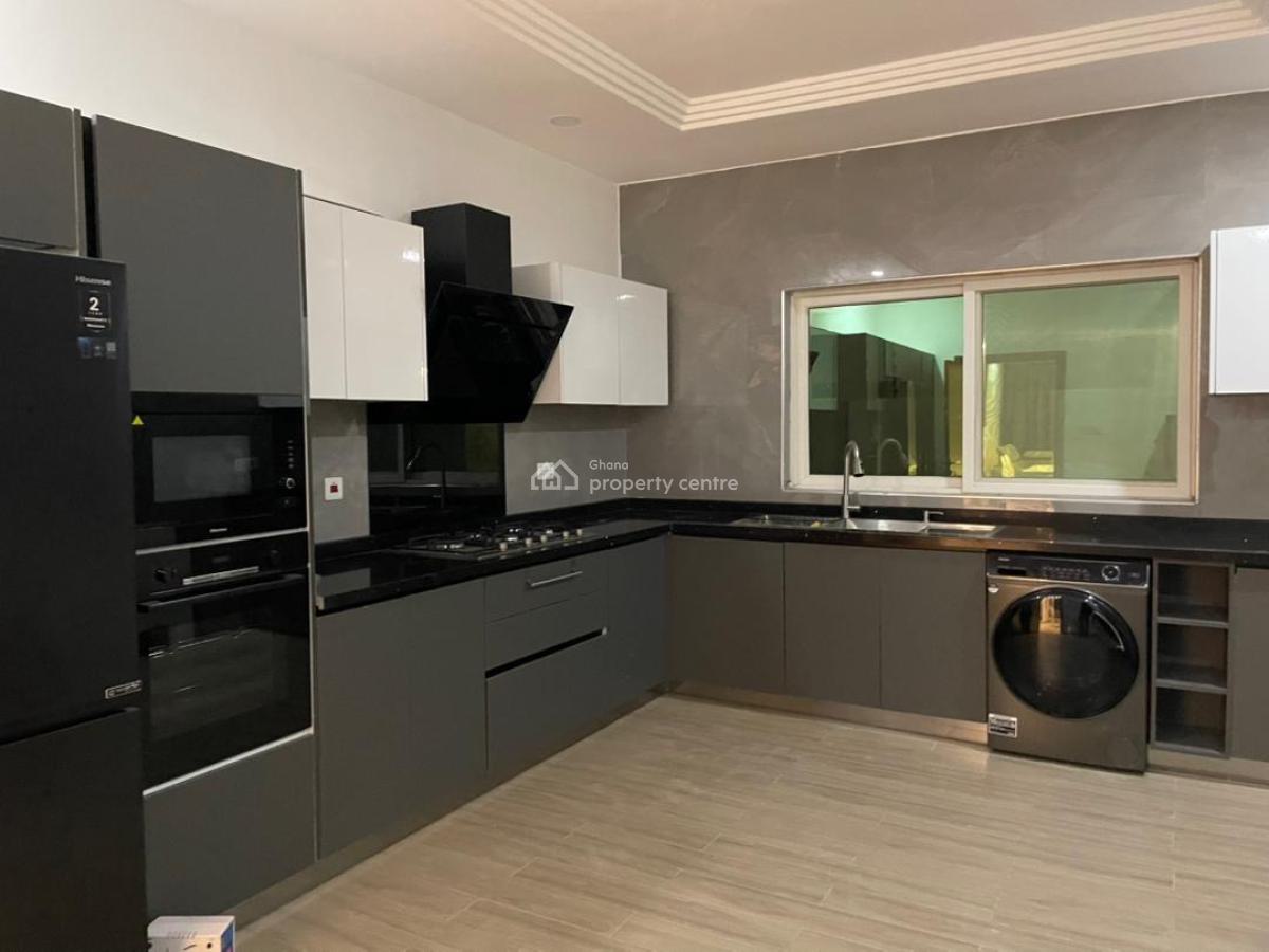 Fully Serviced 3 Bedroom Duplex in a Gated Community, East Airport, Airport Residential Area, Accra, Detached Duplex for Rent