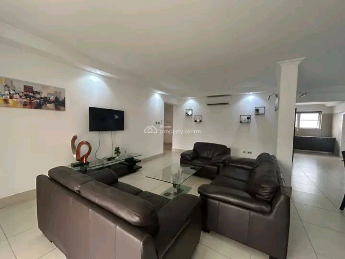 Executive Fully Furnished 3 Bedroom Serviced Apartment, North Ridge, Accra, Apartment for Rent