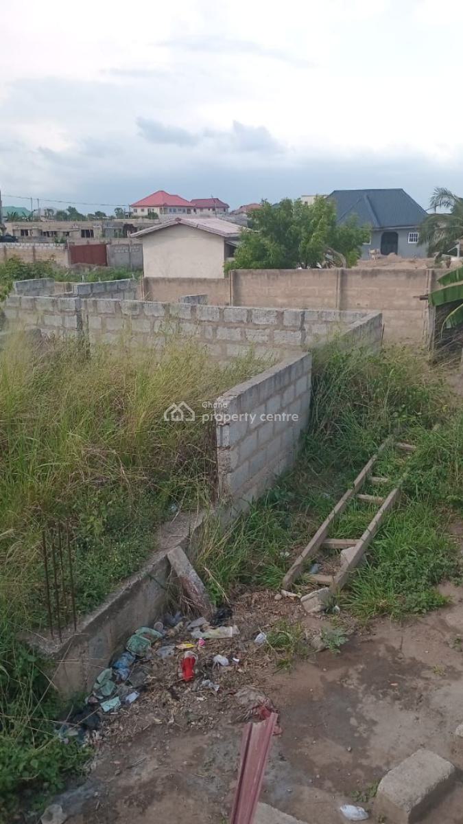 Foundation for 3 Bedroom House, Millennium City Estates, Kasoa, Awutu-senya East, Central Region, Detached Bungalow for Sale