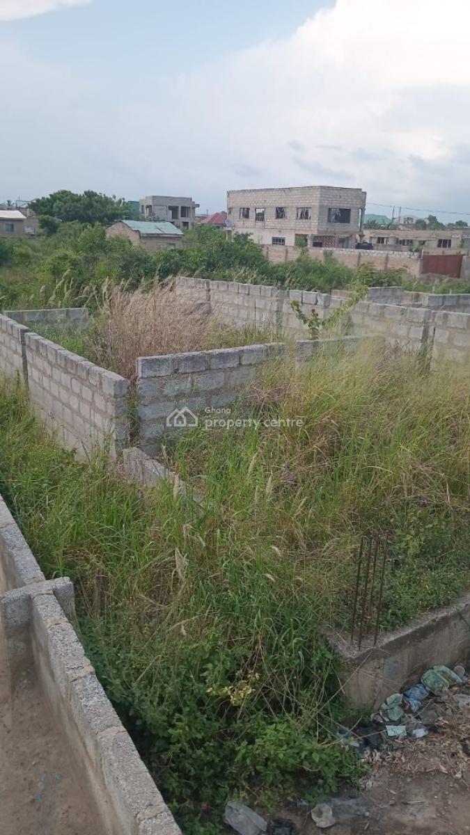 Foundation for 3 Bedroom House, Millennium City Estates, Kasoa, Awutu-senya East, Central Region, Detached Bungalow for Sale