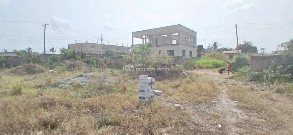 Partially Walled Plot, Ablekuma Manhean Afuaman, Ga West Municipal, Accra, Residential Land for Sale