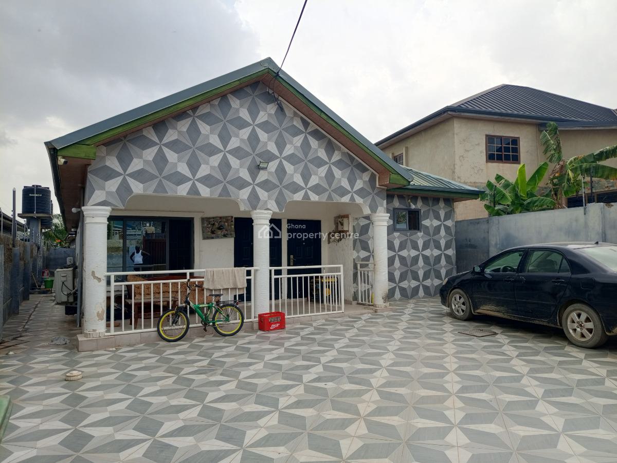 Titled 5 Bedroom House, Abease, 3 Junction Area, Amasaman, Ga West Municipal, Accra, Detached Bungalow for Sale