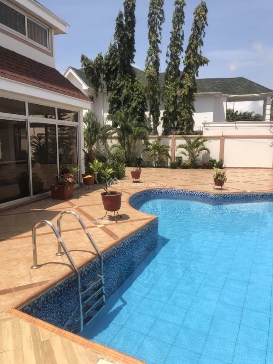 Executive 4 Master Bedroom Storey House + Swimming Pool, Castle Area, Osu, Accra, Detached Duplex for Rent