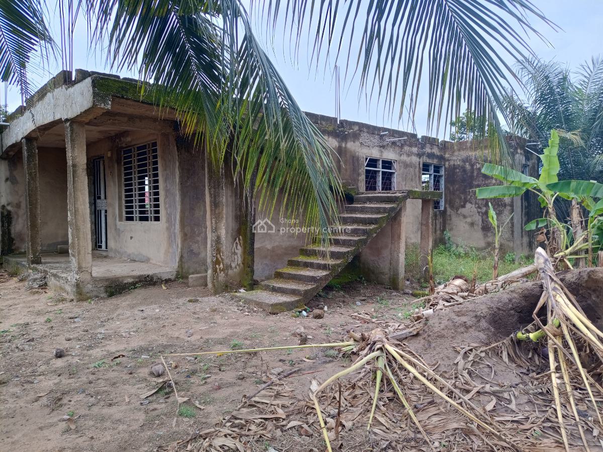 Titled 3brm with Storey Foundation at Kutunse Dvla Amasaman Accra, Kutunse Dvla, Amasaman, Ga West Municipal, Accra, Detached Duplex for Sale