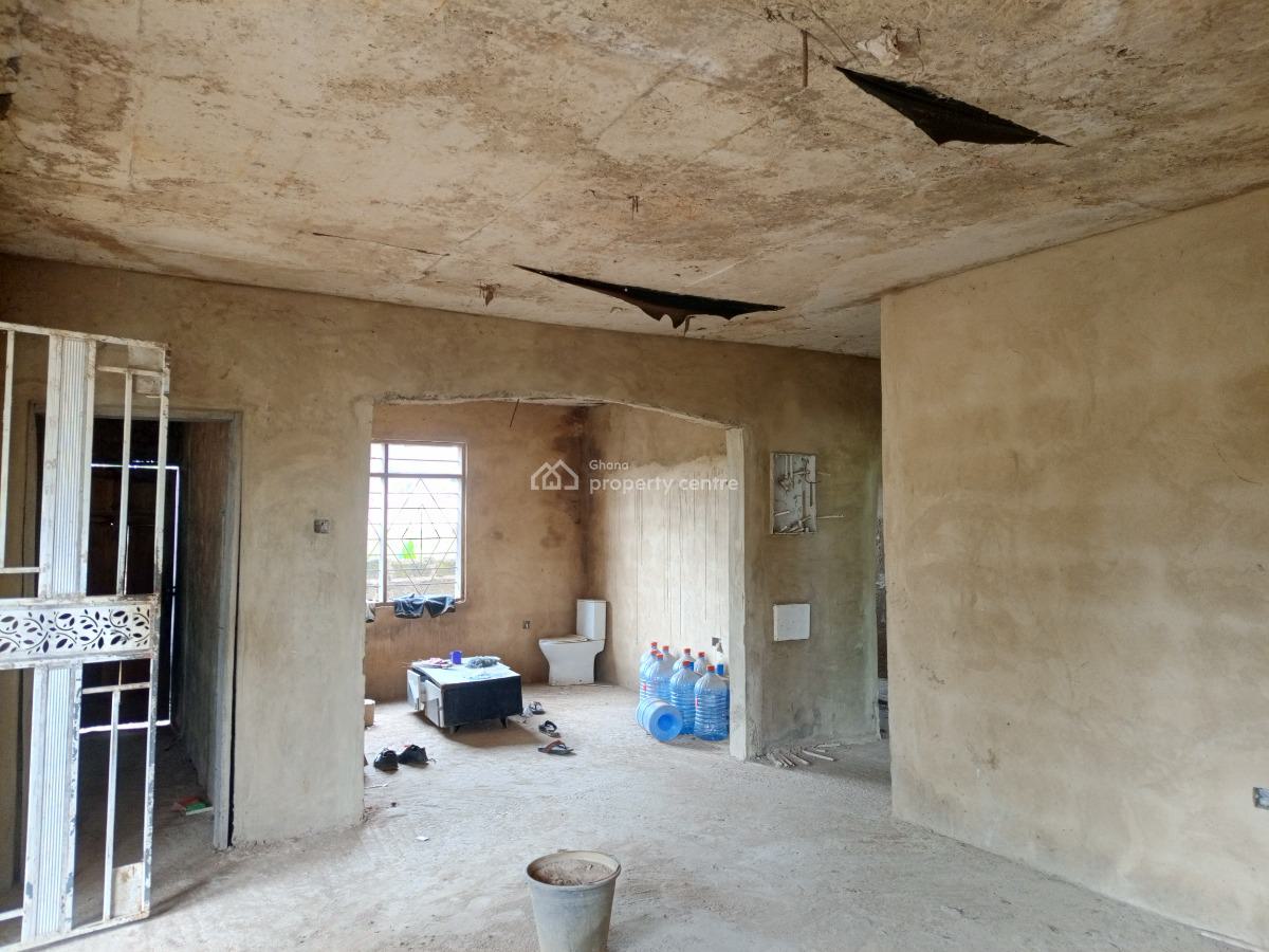 Titled 3brm with Storey Foundation at Kutunse Dvla Amasaman Accra, Kutunse Dvla, Amasaman, Ga West Municipal, Accra, Detached Duplex for Sale