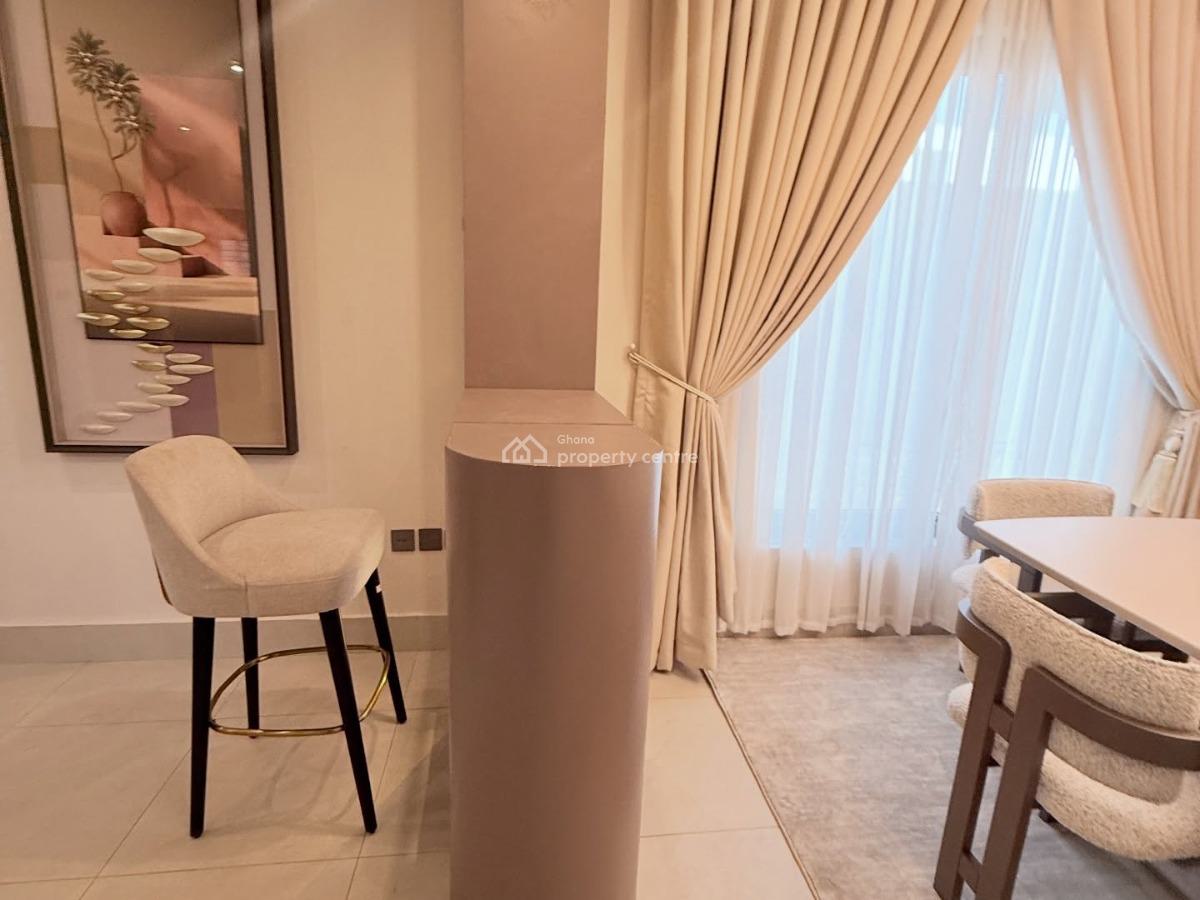 Luxurious Fully Furnished 3-bedroom Smart Homr+ Bq @ Cantonment, Cantonments, Accra, Townhouse for Rent