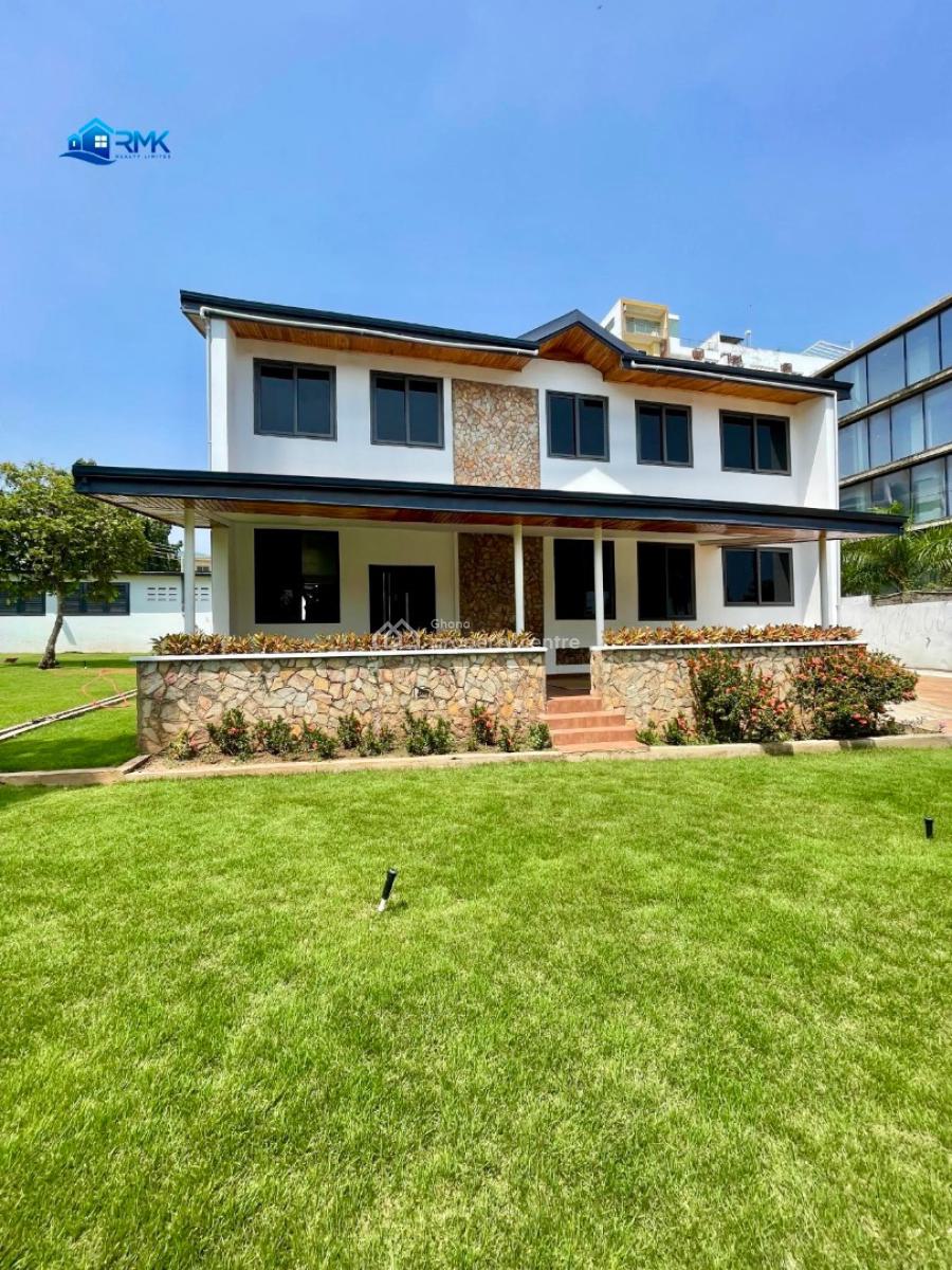 4 Bedroom Standalone House with Lovely Garden, Osu, Accra, Detached Bungalow for Rent