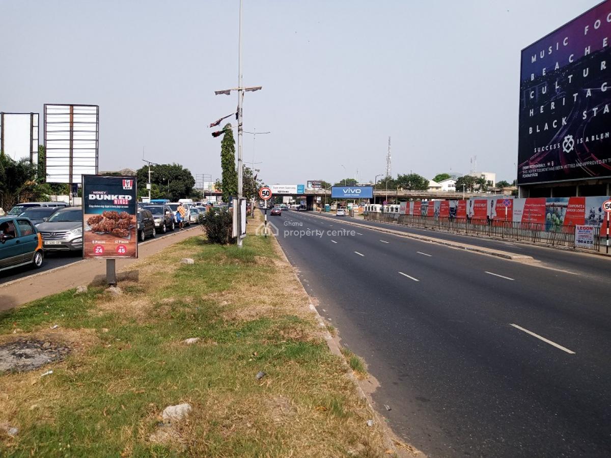 Roadside Land in Accra, Nima Police Station, Accra Metropolitan, Accra, Commercial Land for Sale