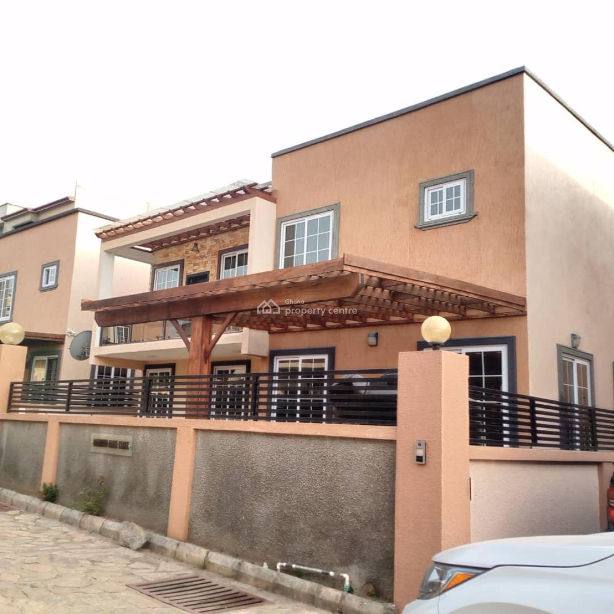 Luxurious Fully Furnished Newly Build En-suite 4-bedroom with Bq, Chain Homes Or Flower Pot, East Airport, Airport Residential Area, Accra, House for Sale