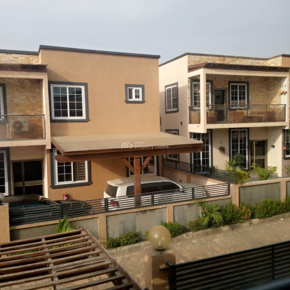 Luxurious Fully Furnished Newly Build En-suite 4-bedroom with Bq, Chain Homes Or Flower Pot, East Airport, Airport Residential Area, Accra, House for Sale