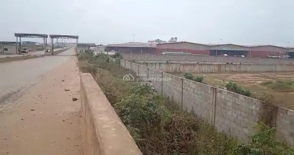 10 Acres Land. Walled, Tema Free Zones, Tema, Accra, Industrial Land for Sale