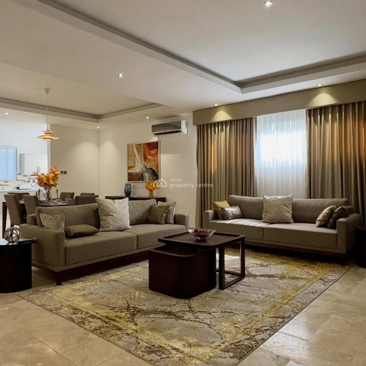 Executive Gated Community 3 Bedroom, Cantonments, Accra, Townhouse for Rent