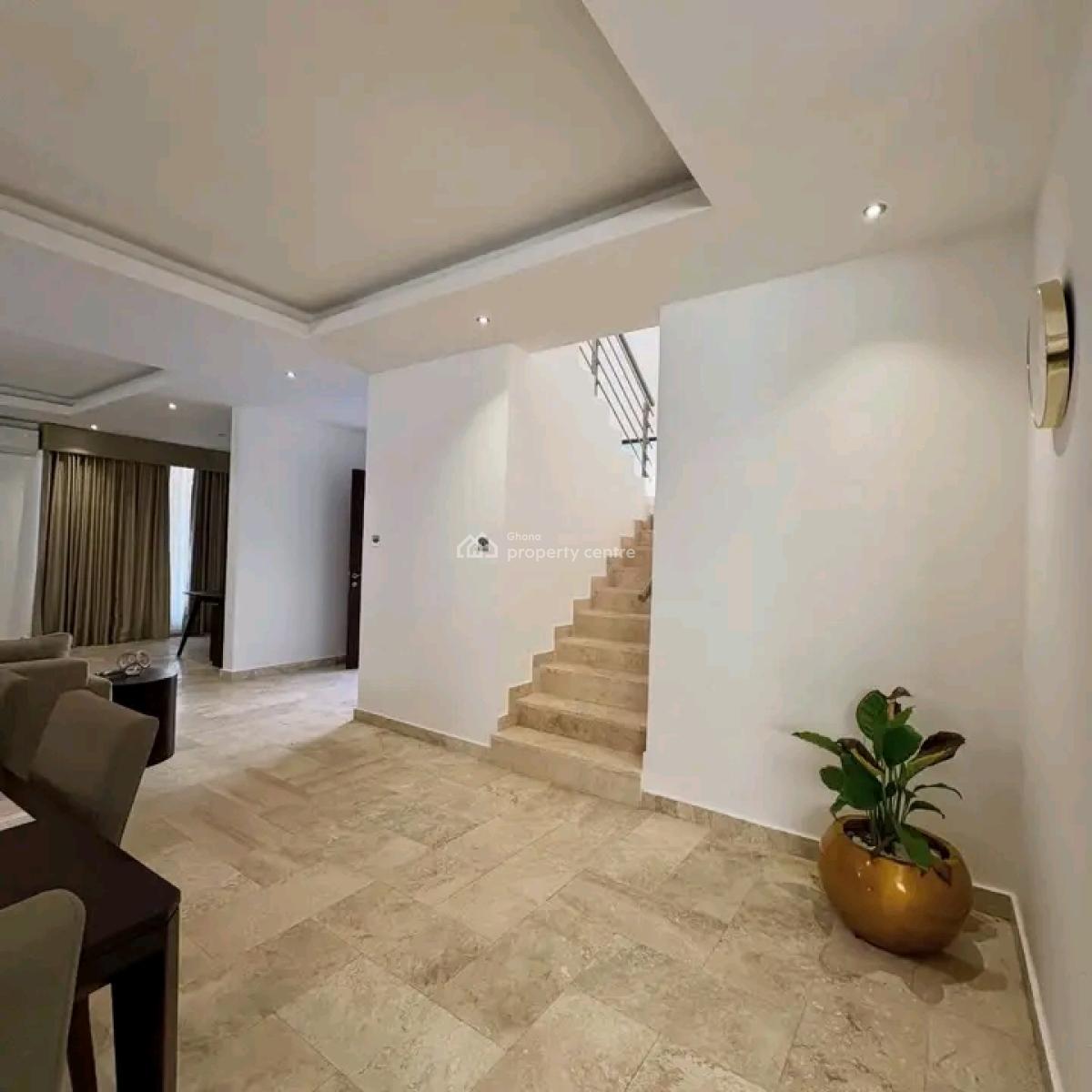 Fully Furnished 3-bedroom Townhouse @ Cantonment, Cantonments, Accra, Townhouse for Rent