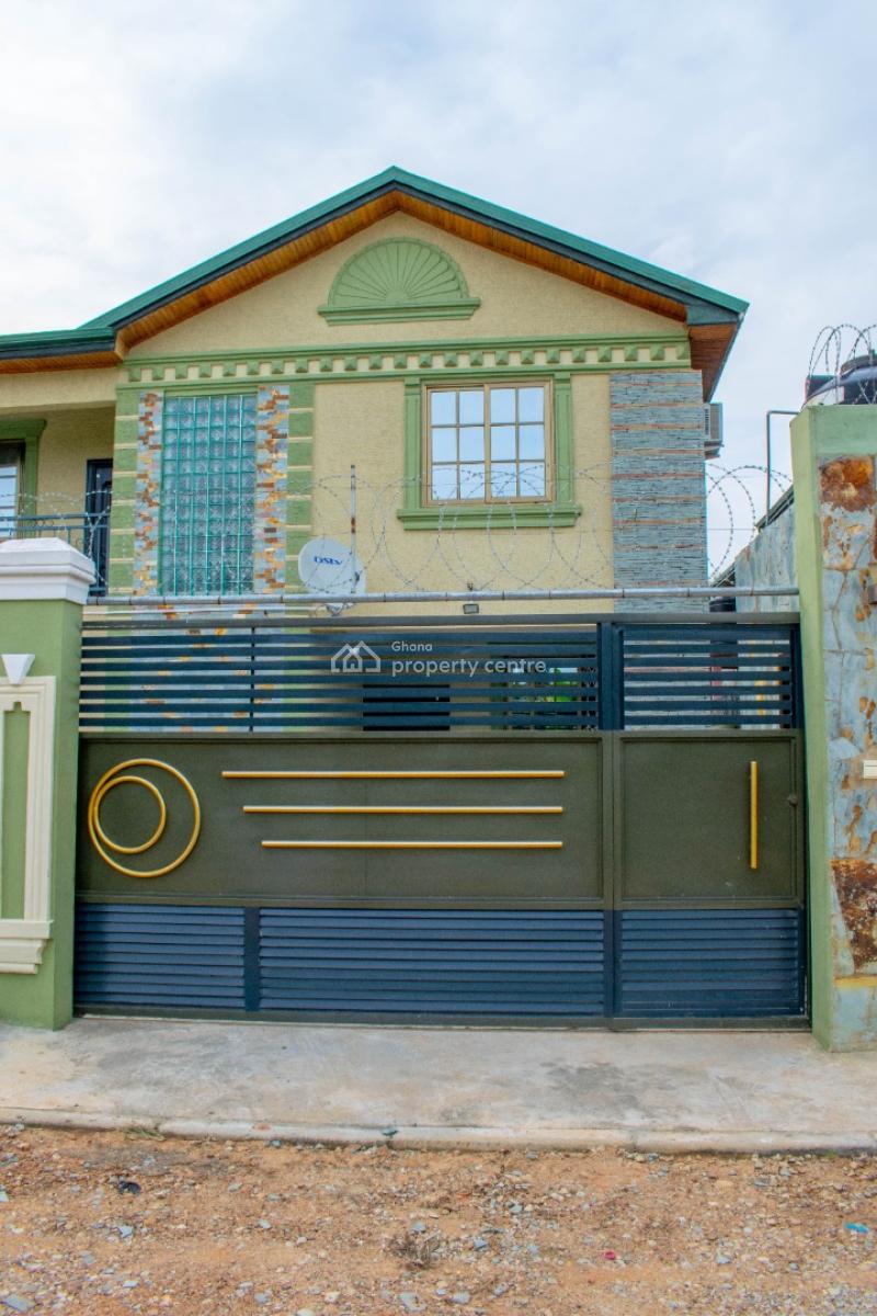 Fully Furnished 5 Bedroom House - Property Id: Cc-1005, Cape Coast - Jukwa Road, Mpeasem Ame Zion First Speed Ramp, Cape Coast Metropolitan, Central Region, Semi-detached Duplex for Rent