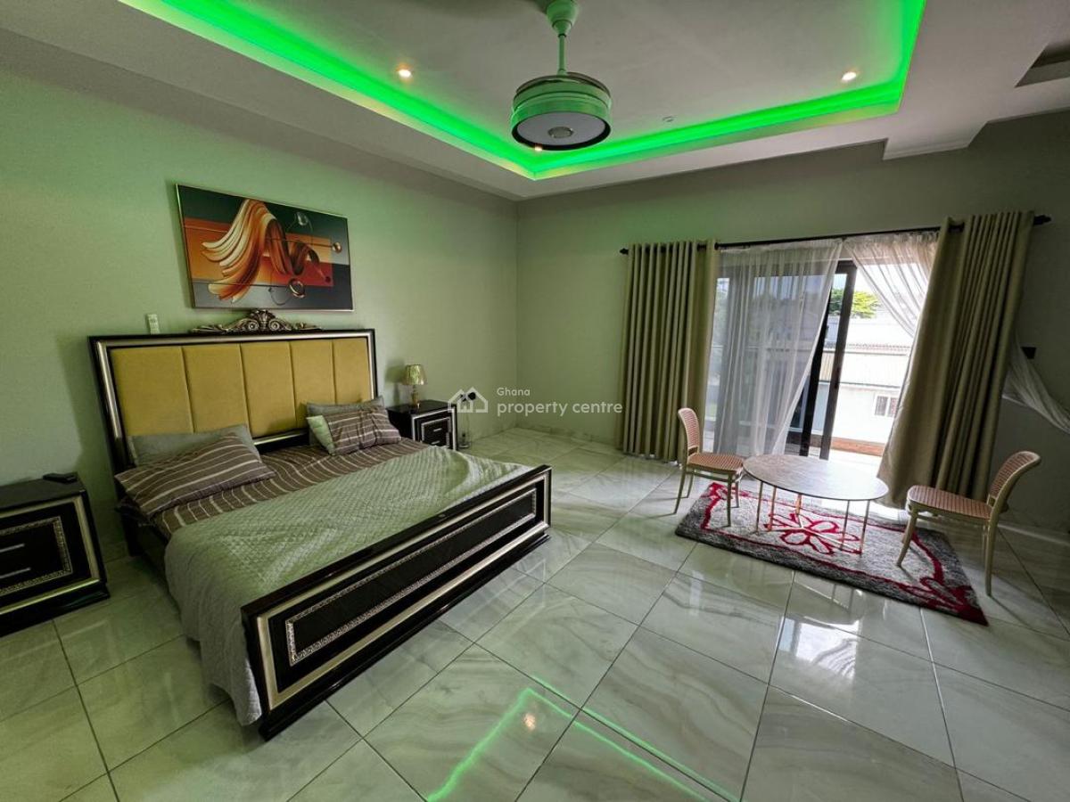 Fully Furnished 4 Bedroom House with Bq and Swimming Pool, Close to The American Embassy, Cantonments, Accra, House for Rent
