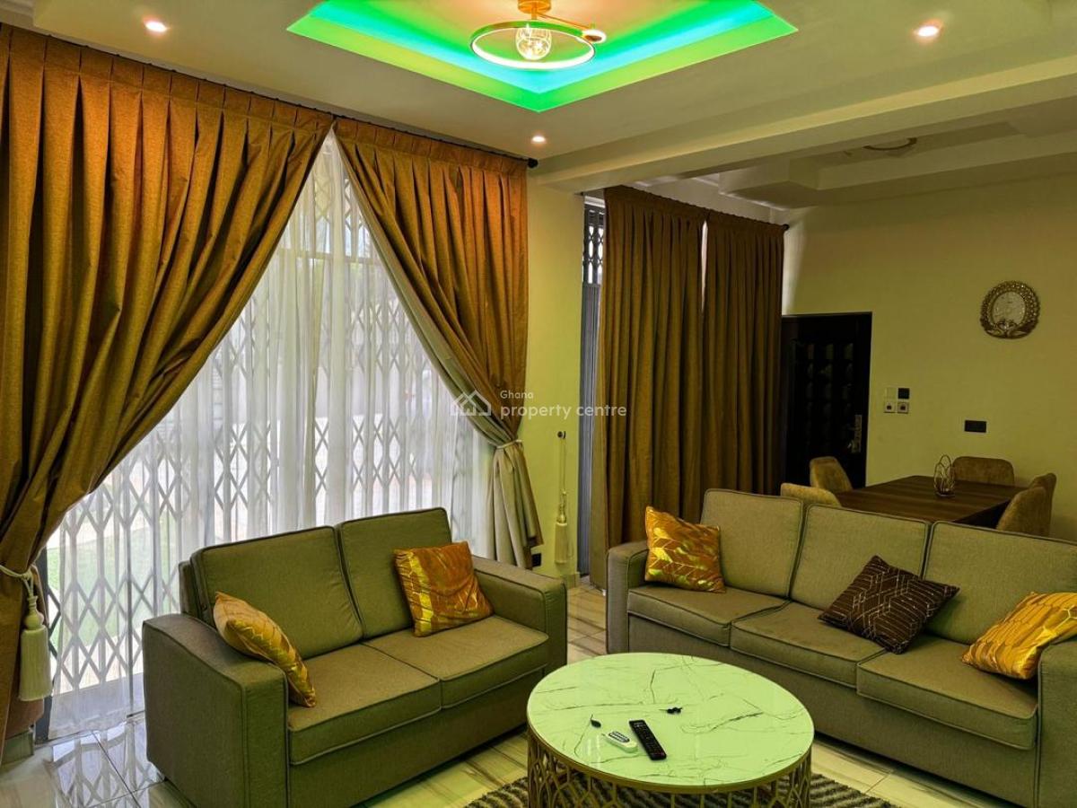 Fully Furnished 4 Bedroom House with Bq and Swimming Pool, Close to The American Embassy, Cantonments, Accra, House for Rent