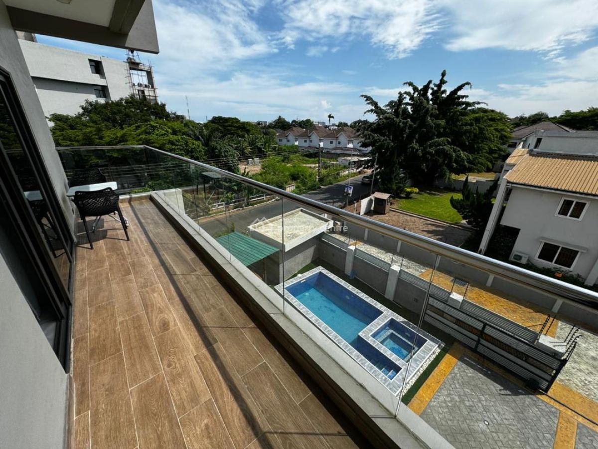 Fully Furnished 4 Bedroom House with Bq and Swimming Pool, Close to The American Embassy, Cantonments, Accra, House for Rent