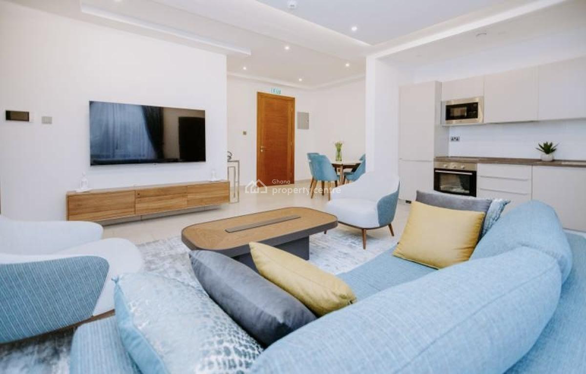 Furnished 2 Bedroom Apartment with Gym, East Airport, Airport Residential Area, Accra, Apartment for Rent