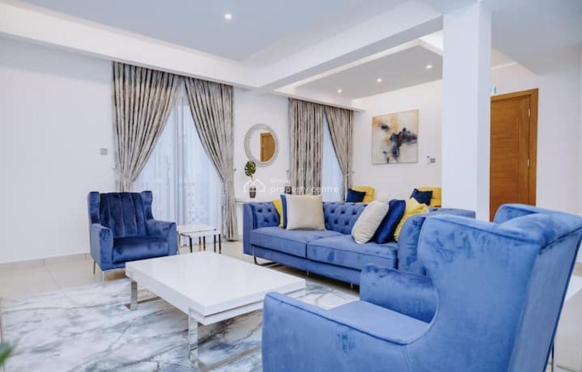 Furnished 2 Bedroom Apartment with Gym, East Airport, Airport Residential Area, Accra, Apartment for Rent