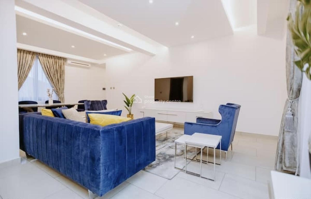 Furnished 2 Bedroom Apartment with Gym, East Airport, Airport Residential Area, Accra, Apartment for Rent