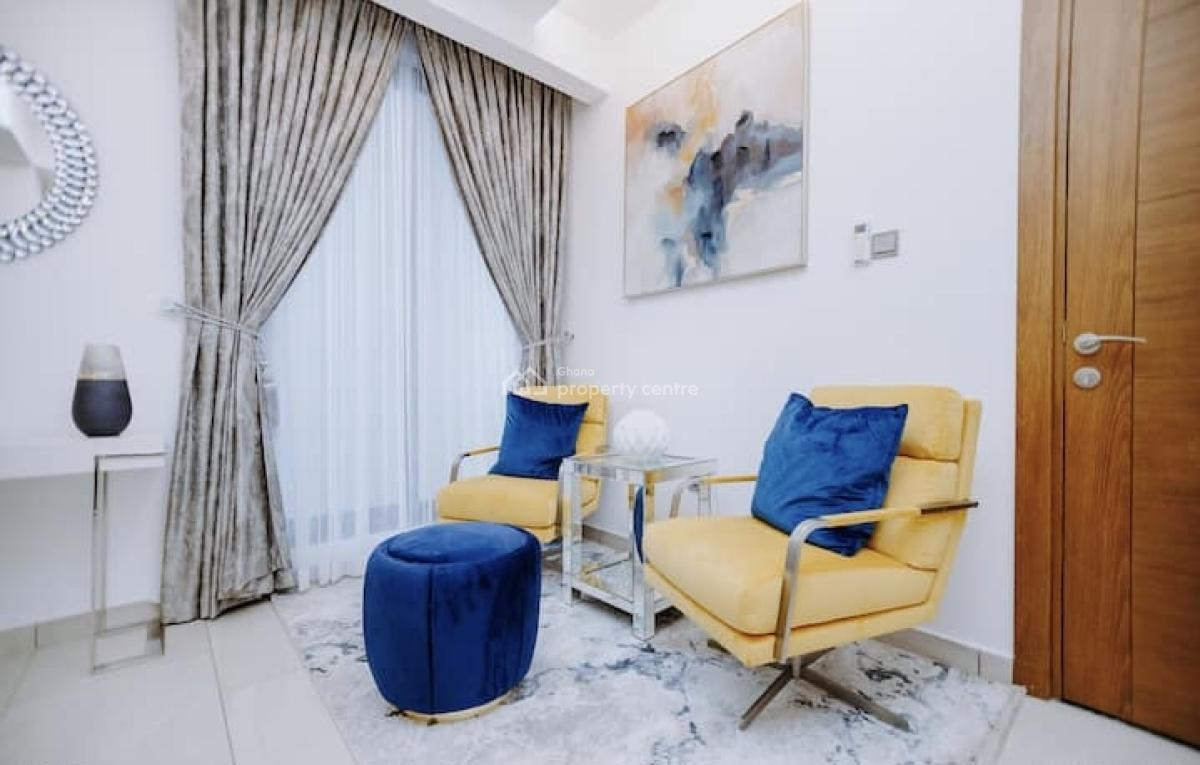 Furnished 2 Bedroom Apartment with Gym, East Airport, Airport Residential Area, Accra, Apartment for Rent