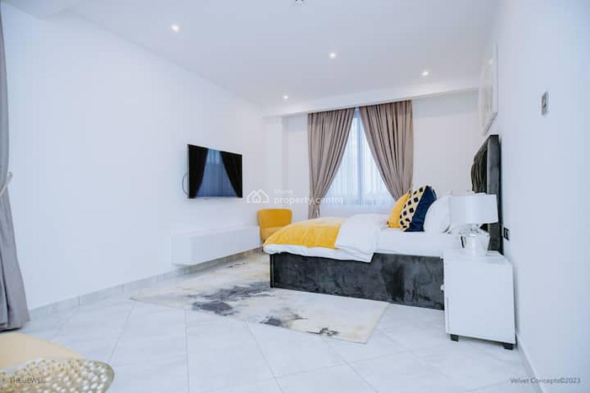 Furnished 2 Bedroom Apartment with Gym, East Airport, Airport Residential Area, Accra, Apartment for Rent