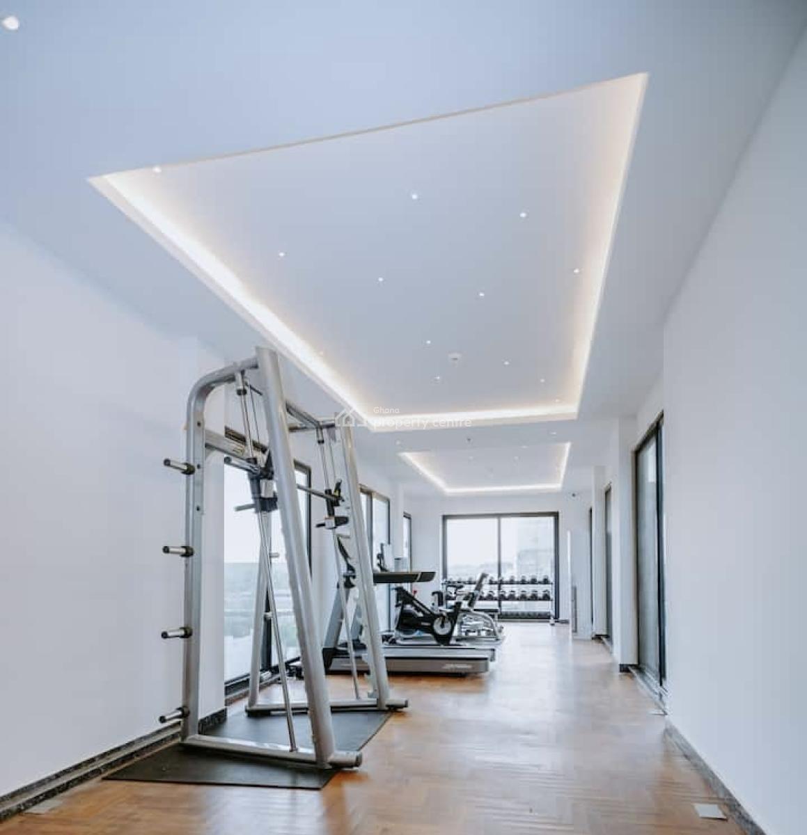 Furnished 2 Bedroom Apartment with Gym, East Airport, Airport Residential Area, Accra, Apartment for Rent