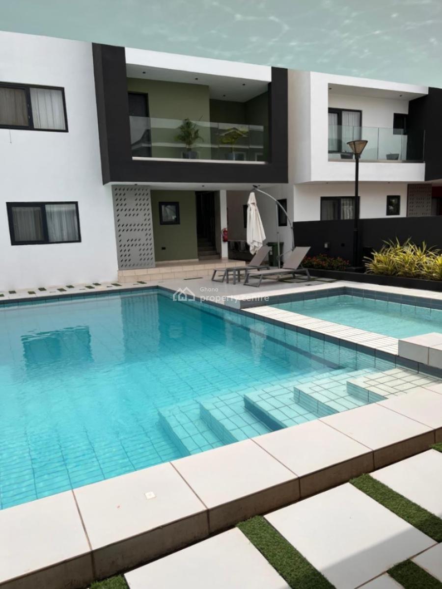 Furnished 2 Bedroom Apartment with Swimming Pool, East Airport, Airport Residential Area, Accra, Apartment for Rent