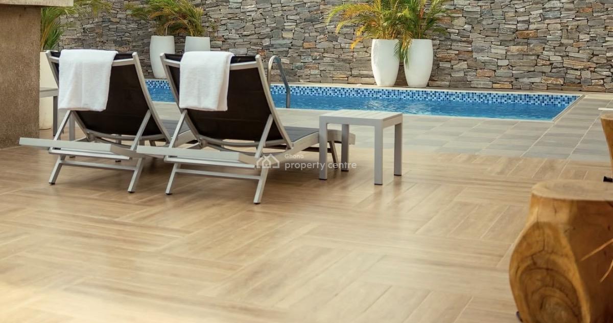 Furnished 2 Bedroom Apartment with Swimming Pool, Mahama Road, East Airport, Airport Residential Area, Accra, Apartment for Rent