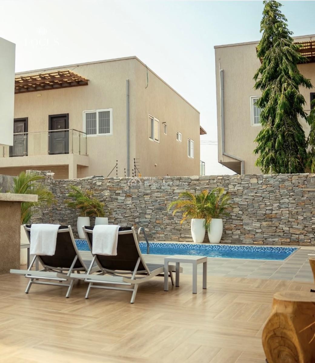 Furnished 2 Bedroom Apartment with Swimming Pool, Mahama Road, East Airport, Airport Residential Area, Accra, Apartment for Rent