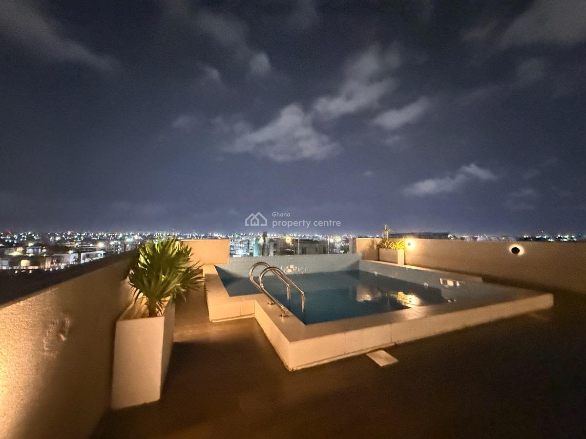 2 Bedroom Apartment with Swimming Pool and Gym, Mahama Road, East Airport, Airport Residential Area, Accra, Apartment for Rent