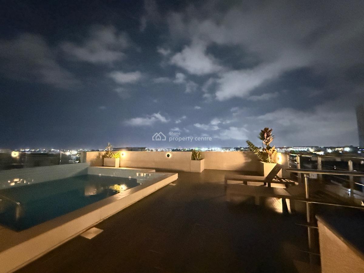 2 Bedroom Apartment with Swimming Pool and Gym, Mahama Road, East Airport, Airport Residential Area, Accra, Apartment for Rent