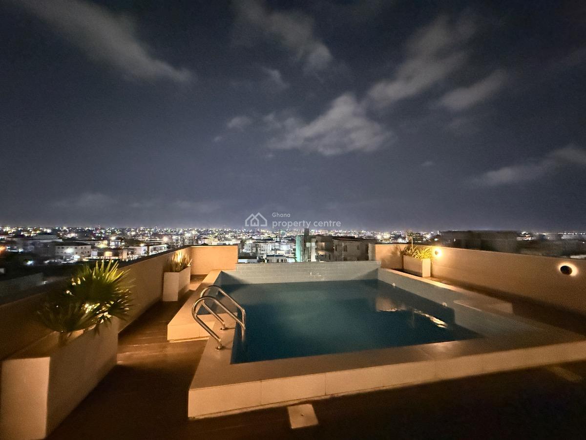 2 Bedroom Apartment with Swimming Pool and Gym, Mahama Road, East Airport, Airport Residential Area, Accra, Apartment for Rent