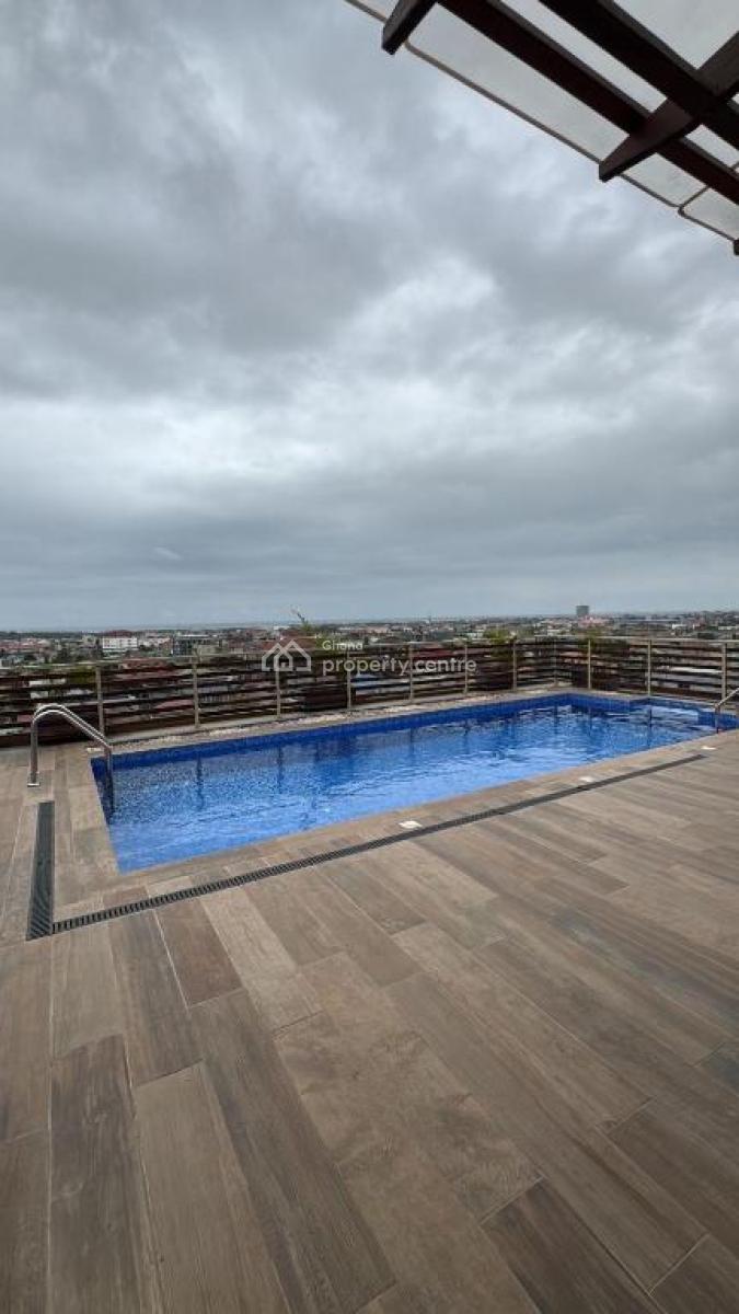 Furnished 2 Bedroom with Rooftop Pool and Gym, Tse Addo, Accra, Apartment for Rent