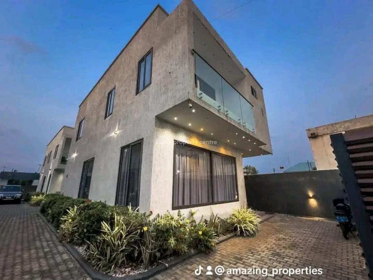 Modern Fully Furnished 3-bedroom Townhouse @ Dzorwulu, Dzorwulu, Accra, Townhouse for Rent