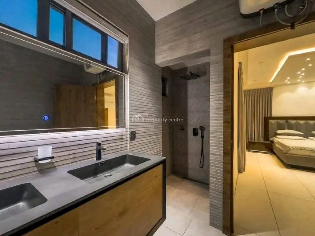 Modern Fully Furnished 3-bedroom Townhouse @ Dzorwulu, Dzorwulu, Accra, Townhouse for Rent