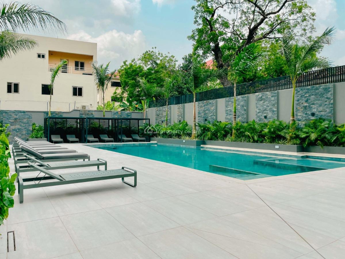 Furnished 2 Bedroom Apartment with Swimming Pool and Gym, Airport Residential Area, Accra, Apartment for Rent