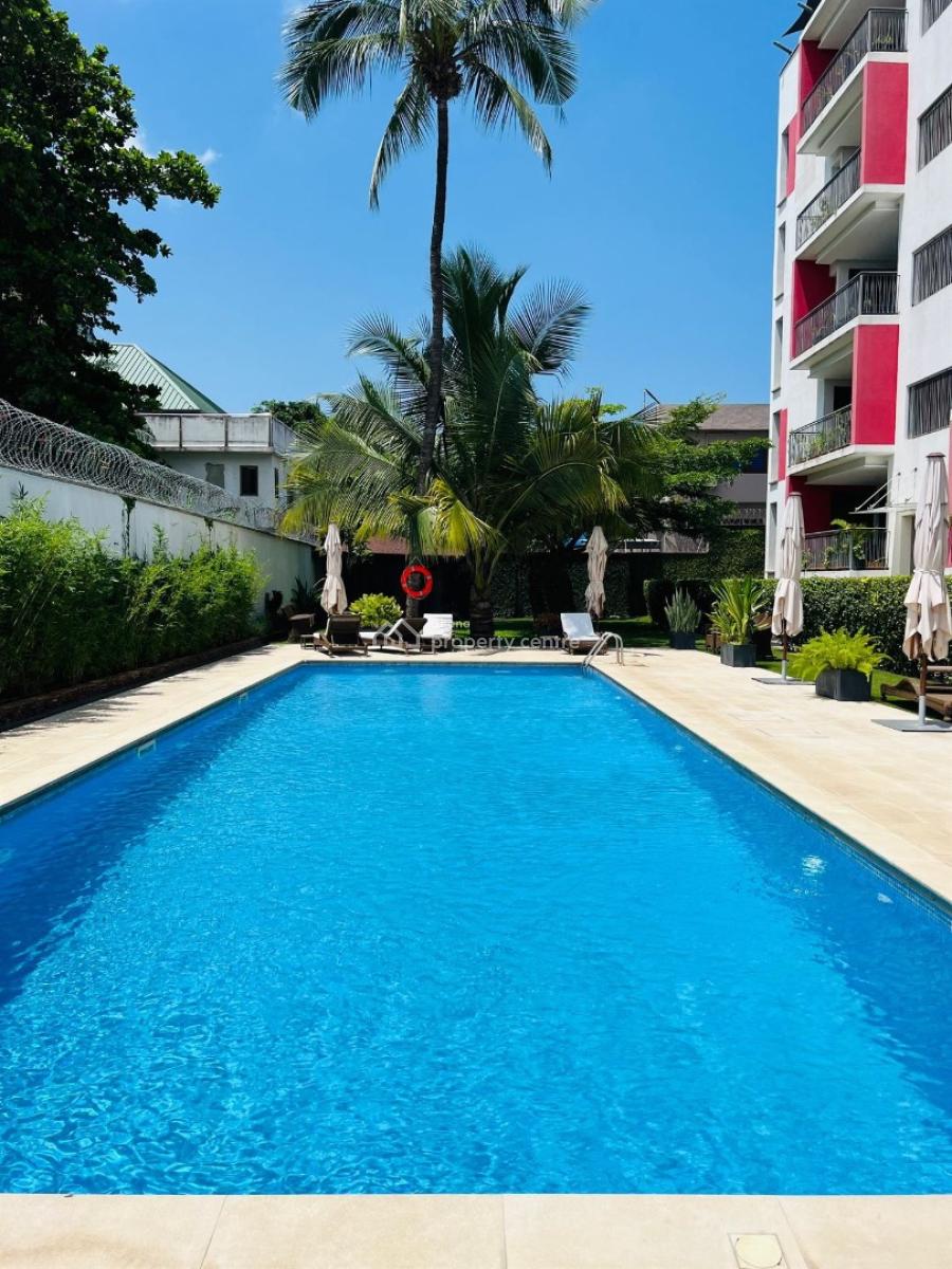 Furnished 2 Bedroom Apartment with Swimming Pool and Gym, Airport Residential Area, Accra, Apartment for Rent