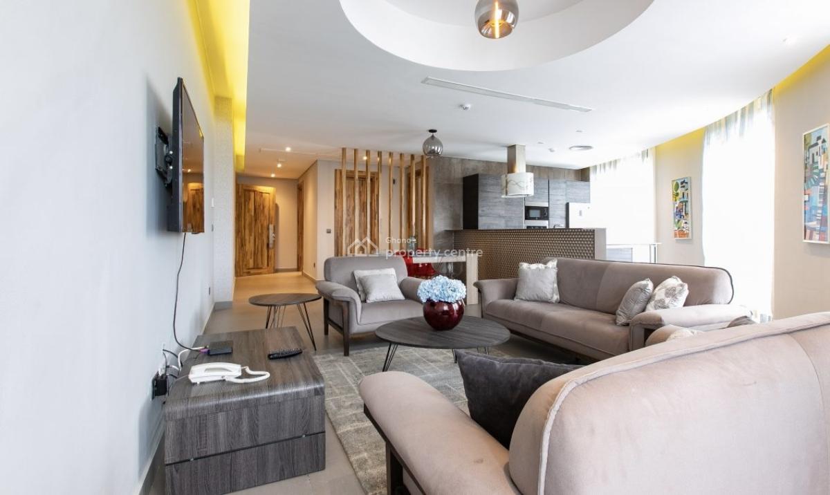 Furnished 2 Bedroom Apartment with Swimming Pool and Gym, Airport Residential Area, Accra, Apartment for Rent