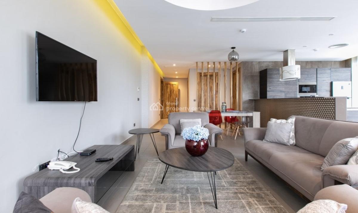 Furnished 2 Bedroom Apartment with Swimming Pool and Gym, Airport Residential Area, Accra, Apartment for Rent