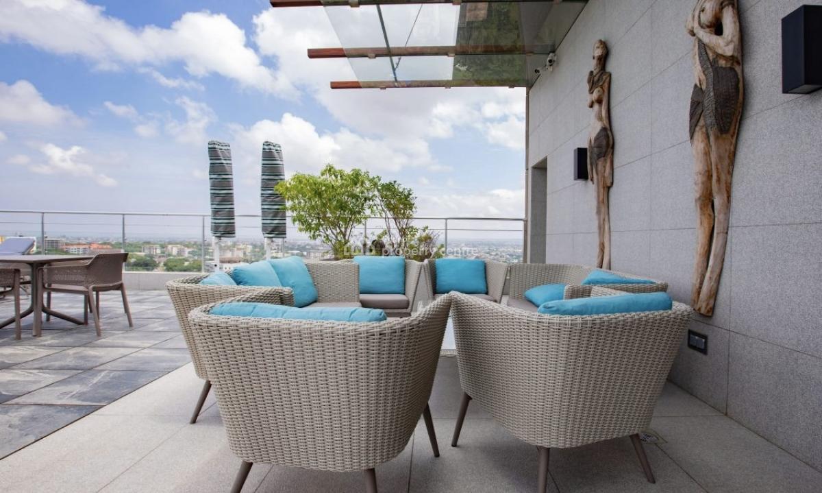 Furnished 2 Bedroom Apartment with Swimming Pool and Gym, Airport Residential Area, Accra, Apartment for Rent