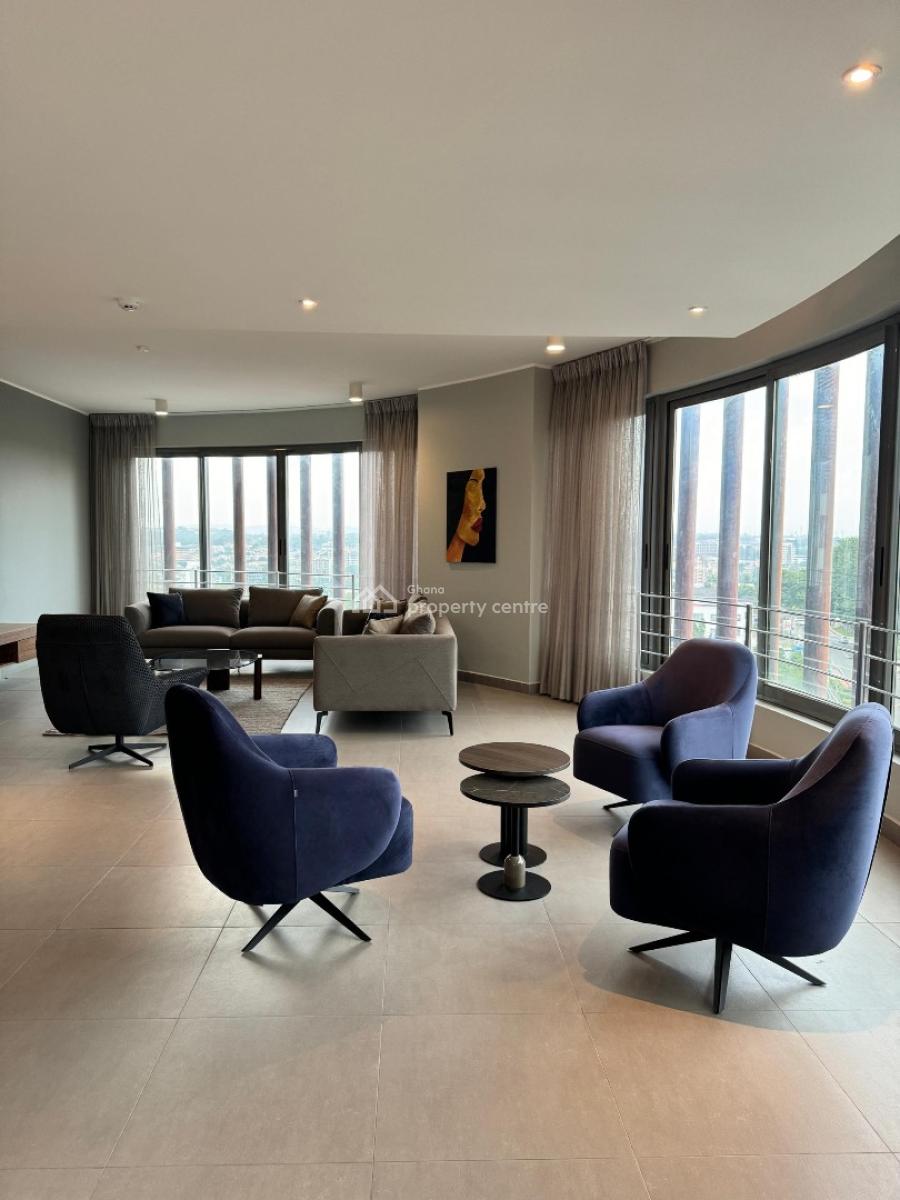 Furnished 2 Bedroom Apartment with Swimming Pool and Gym, Airport Residential Area, Accra, Apartment for Rent