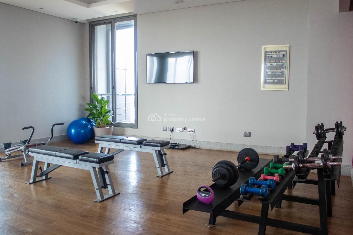 Furnished 2 Bedroom Apartment with Swimming Pool and Gym, Airport Residential Area, Accra, Apartment for Rent