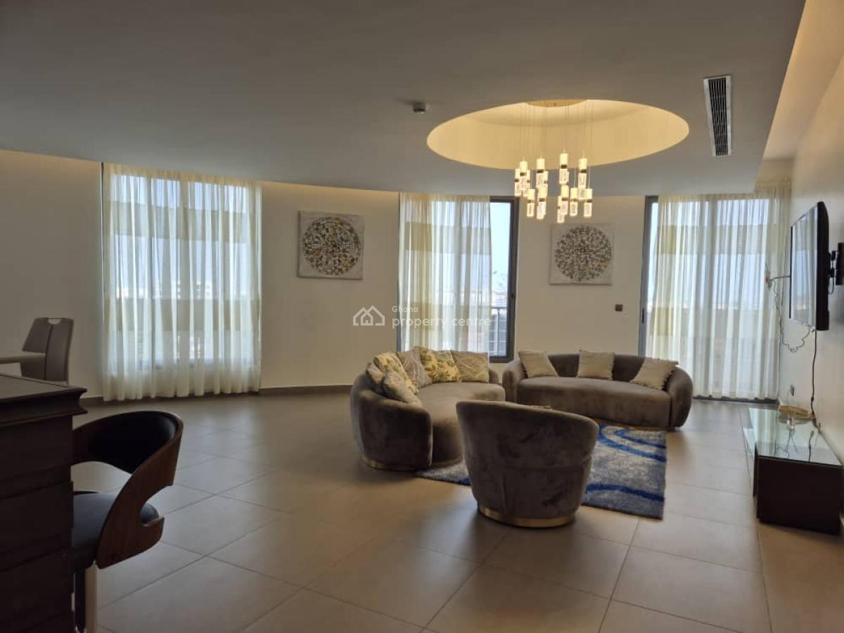 Furnished 3 Bedroom Apartment with Swimming Pool, Airport Residential Area, Accra, Apartment for Rent