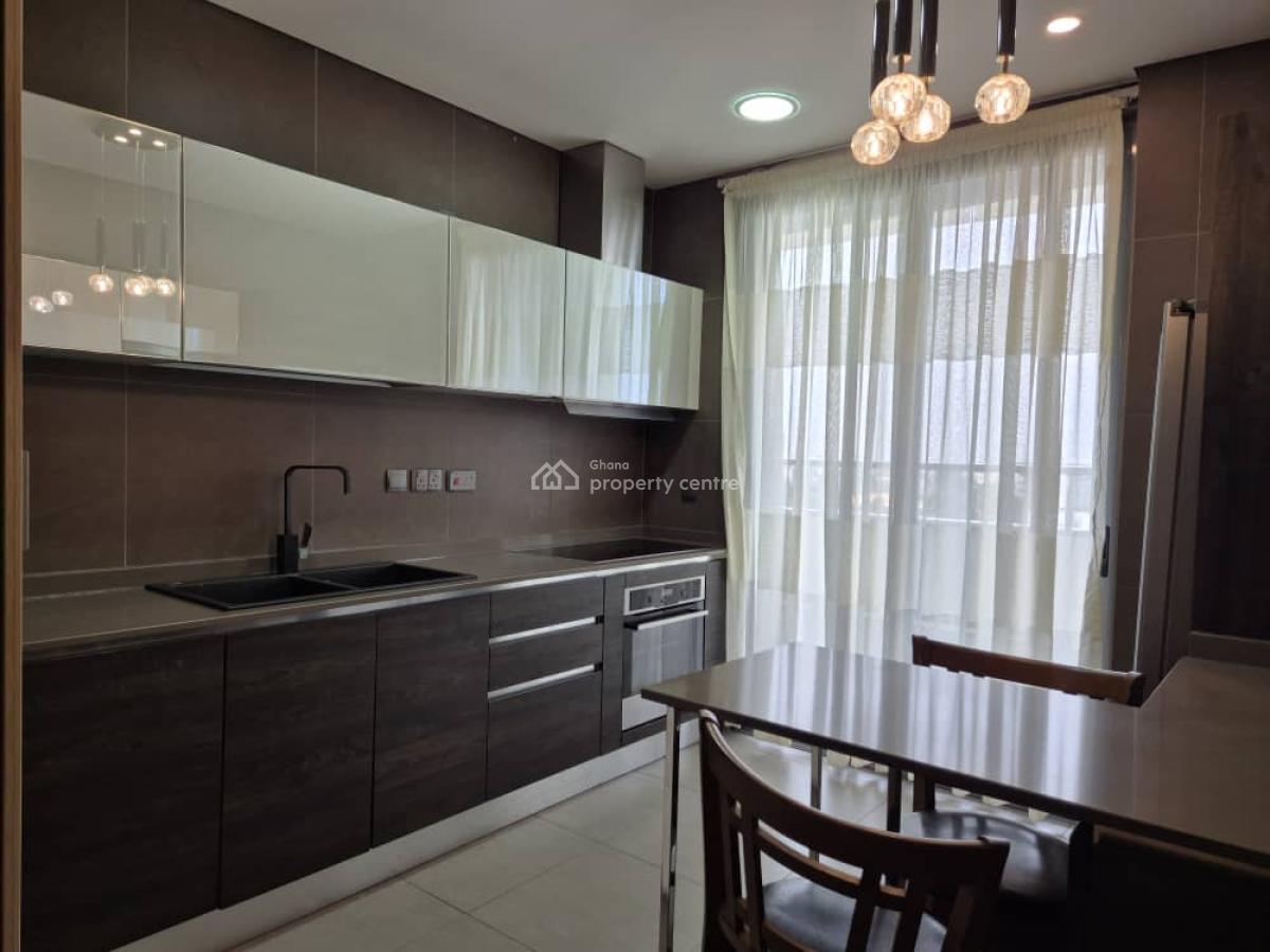 Furnished 3 Bedroom Apartment with Swimming Pool, Airport Residential Area, Accra, Apartment for Rent